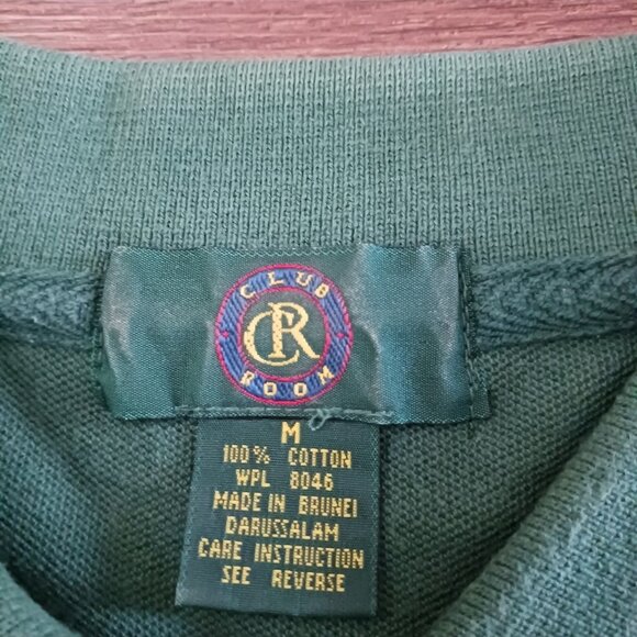 Vintage 90’s Club Room Striped Long Sleeve Polo Shirt Size Medium - Picture 3 of 3